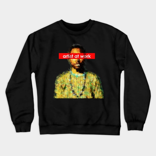 Frank Ocean - Artist as Work Crewneck Sweatshirt by Kuilz